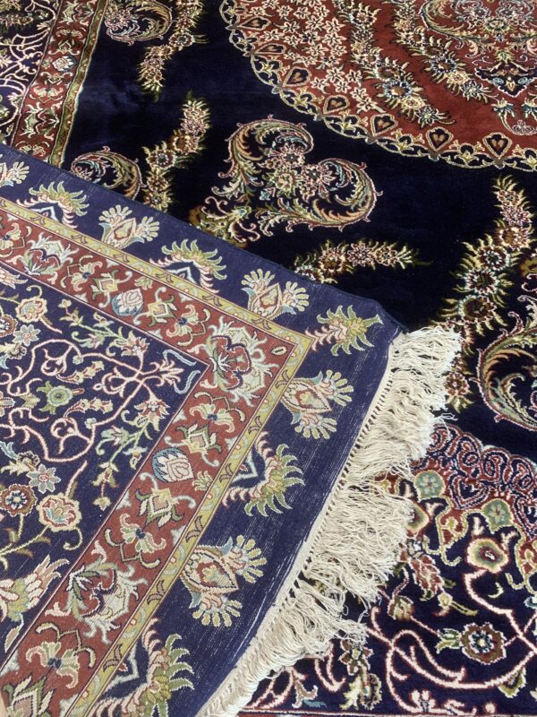 Silk Rugger Hand knotted Large Silk on Silk SRUGL1 - The Rug Gallery - Tasmania